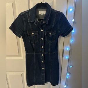 REFORMATION short sleeve denim dress